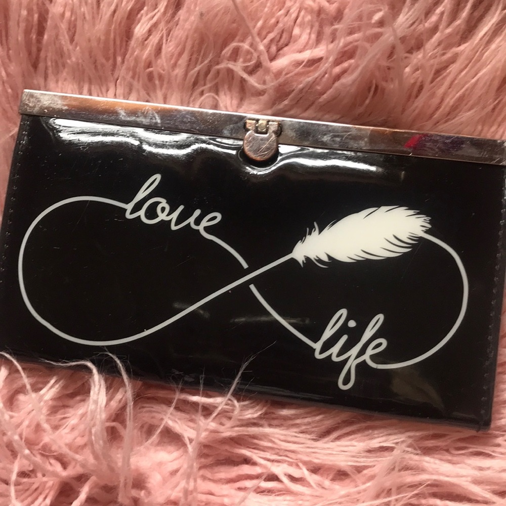 Love life black Infinity wallet